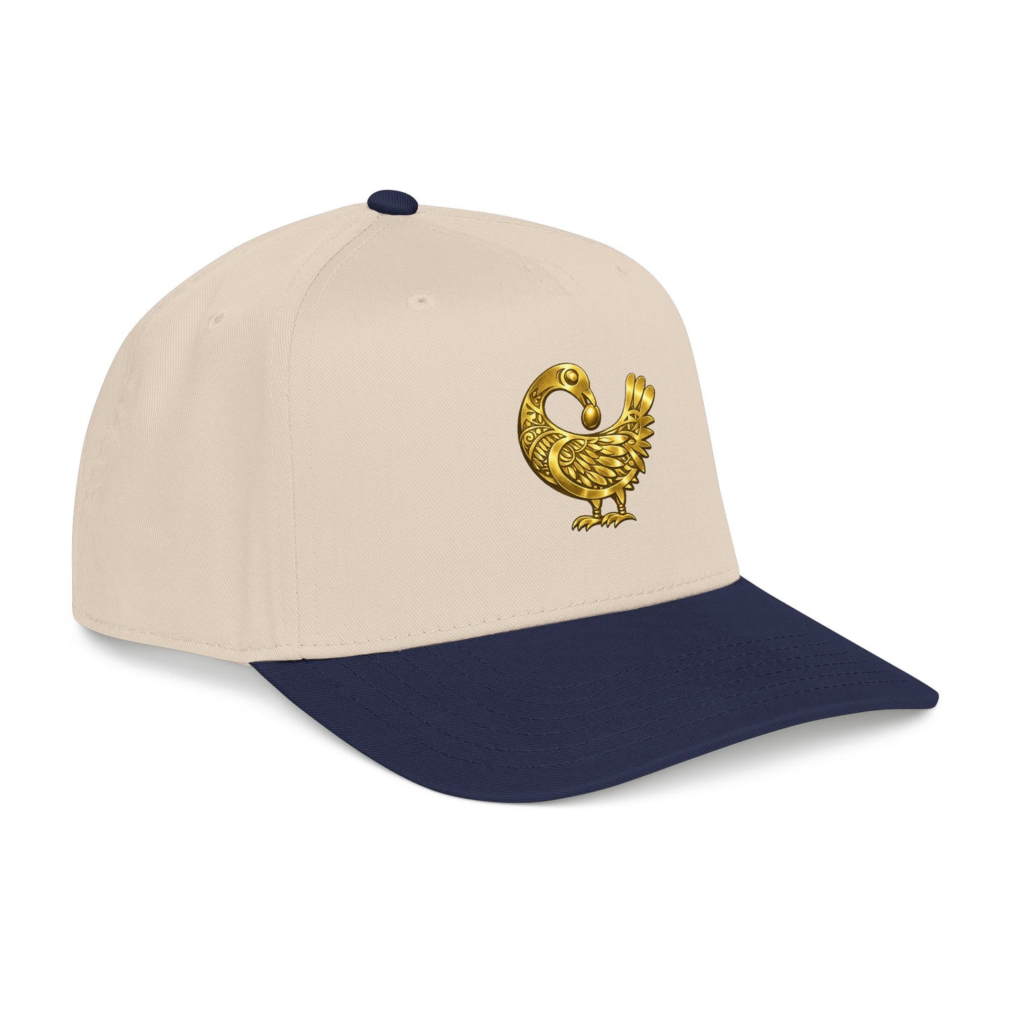 Golden Sankofa Symbol Unisex Baseball Cap
