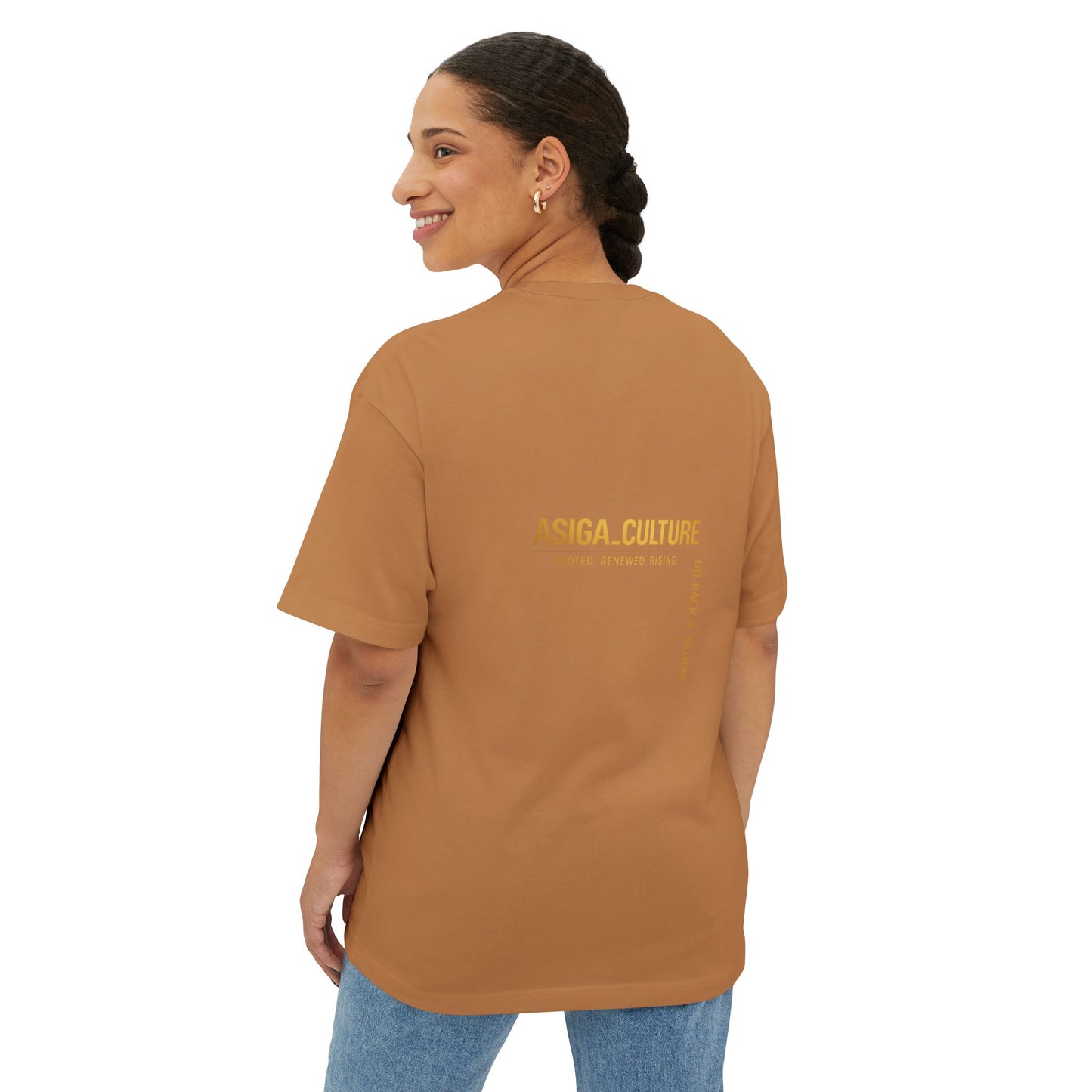 ASIGA_CULTURE UNISEX OVERSIZED BOXY TEE
