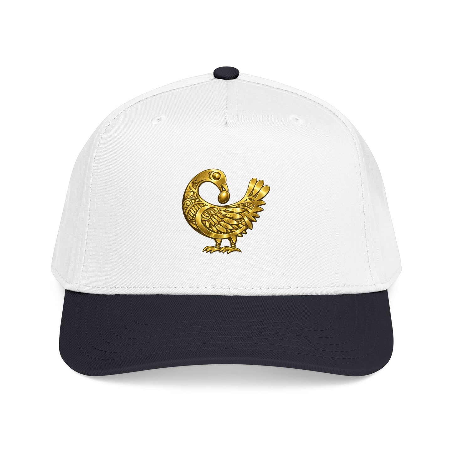 Golden Sankofa Symbol Unisex Baseball Cap