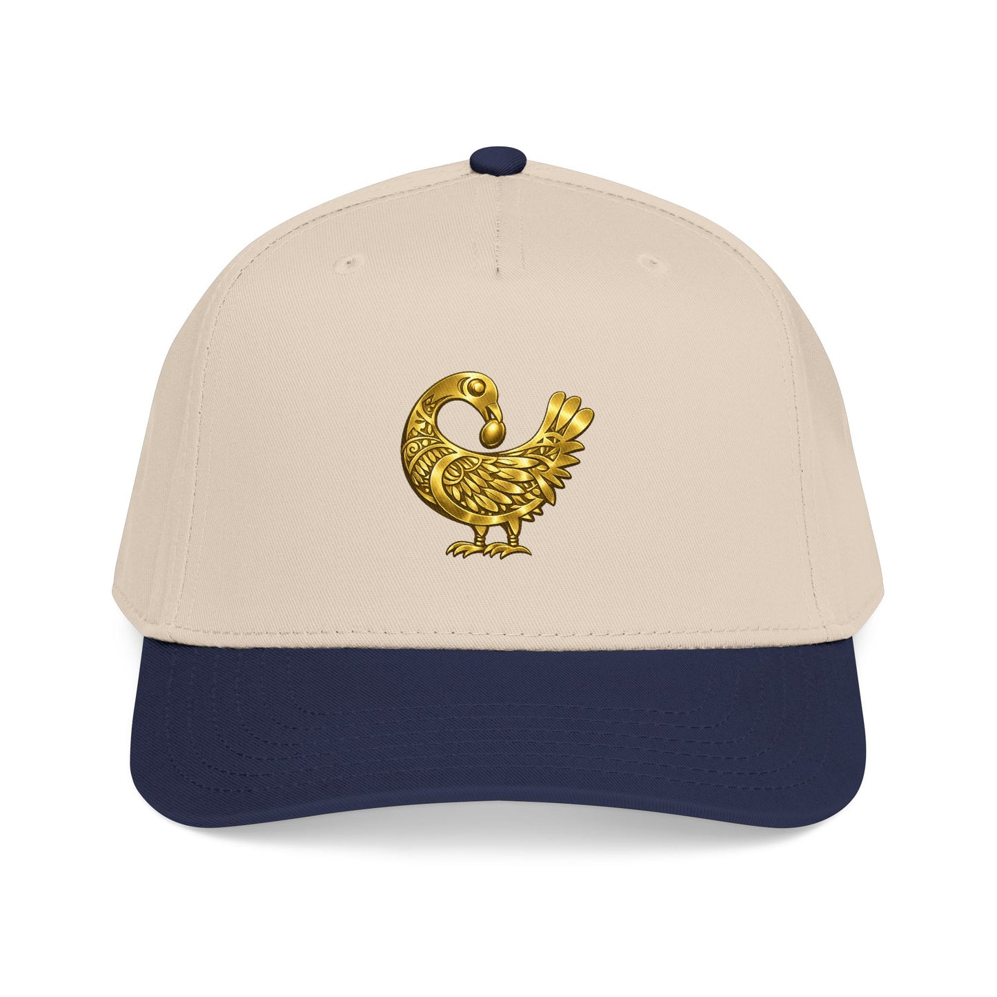 Golden Sankofa Symbol Unisex Baseball Cap